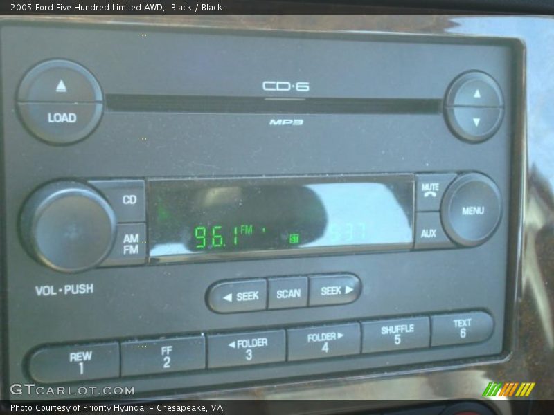 Black / Black 2005 Ford Five Hundred Limited AWD