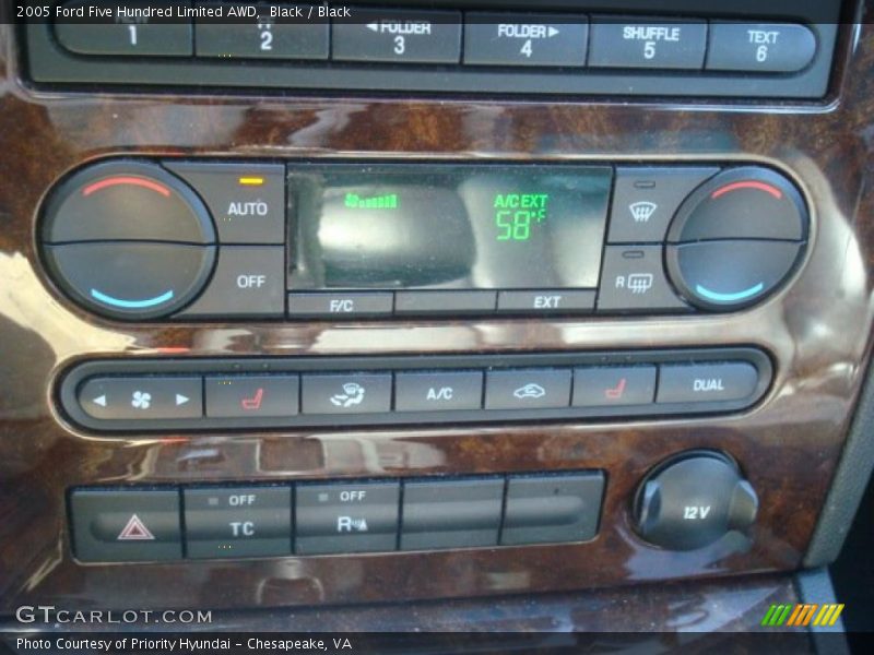 Black / Black 2005 Ford Five Hundred Limited AWD