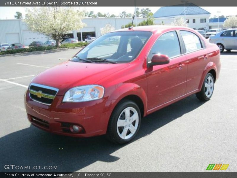 Front 3/4 View of 2011 Aveo LT Sedan