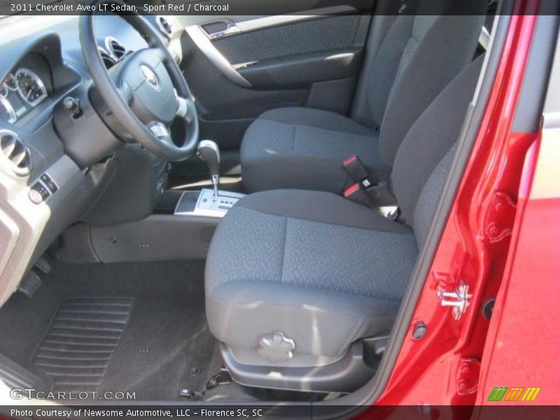  2011 Aveo LT Sedan Charcoal Interior
