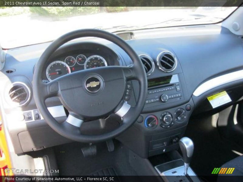 Sport Red / Charcoal 2011 Chevrolet Aveo LT Sedan