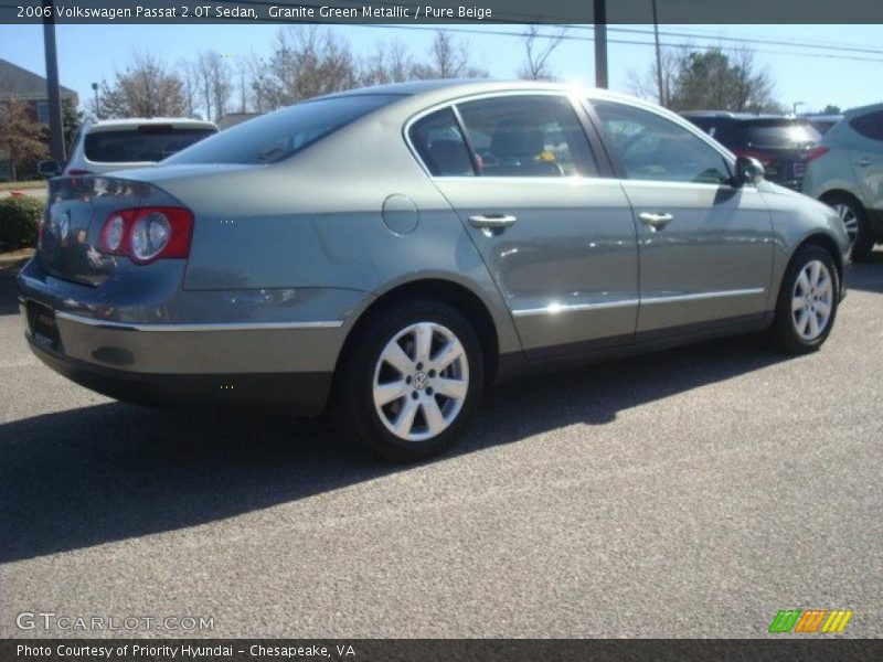 Granite Green Metallic / Pure Beige 2006 Volkswagen Passat 2.0T Sedan