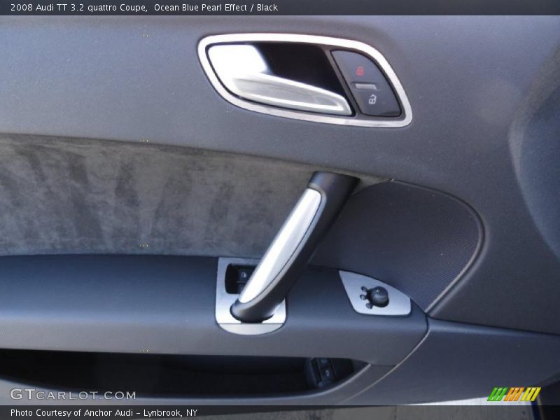 Ocean Blue Pearl Effect / Black 2008 Audi TT 3.2 quattro Coupe