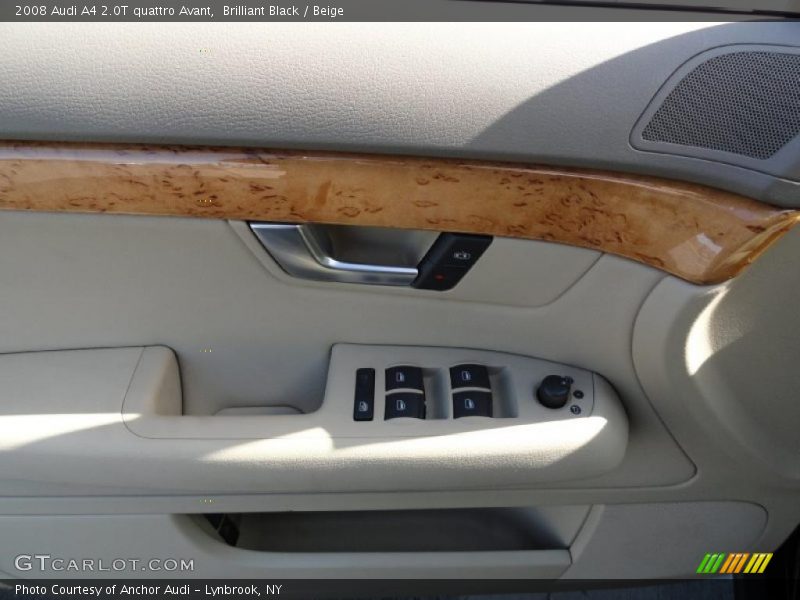 Brilliant Black / Beige 2008 Audi A4 2.0T quattro Avant