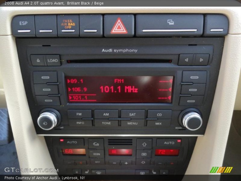 Controls of 2008 A4 2.0T quattro Avant