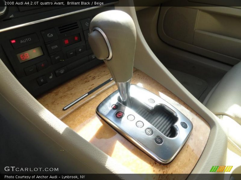  2008 A4 2.0T quattro Avant 6 Speed Tiptronic Automatic Shifter