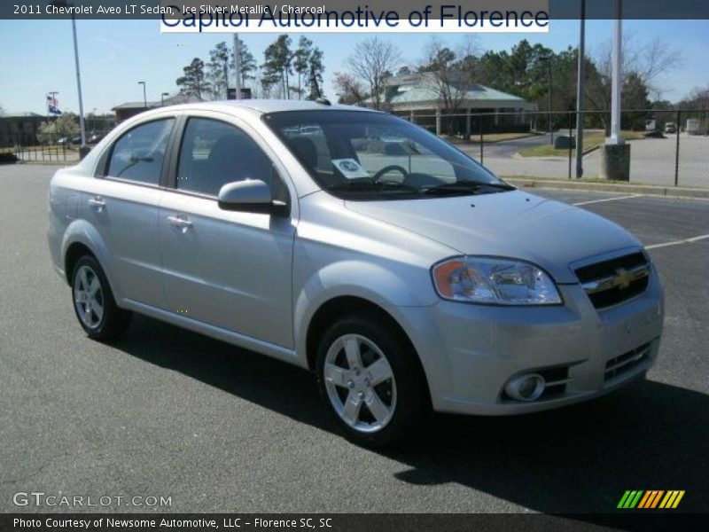 Ice Silver Metallic / Charcoal 2011 Chevrolet Aveo LT Sedan