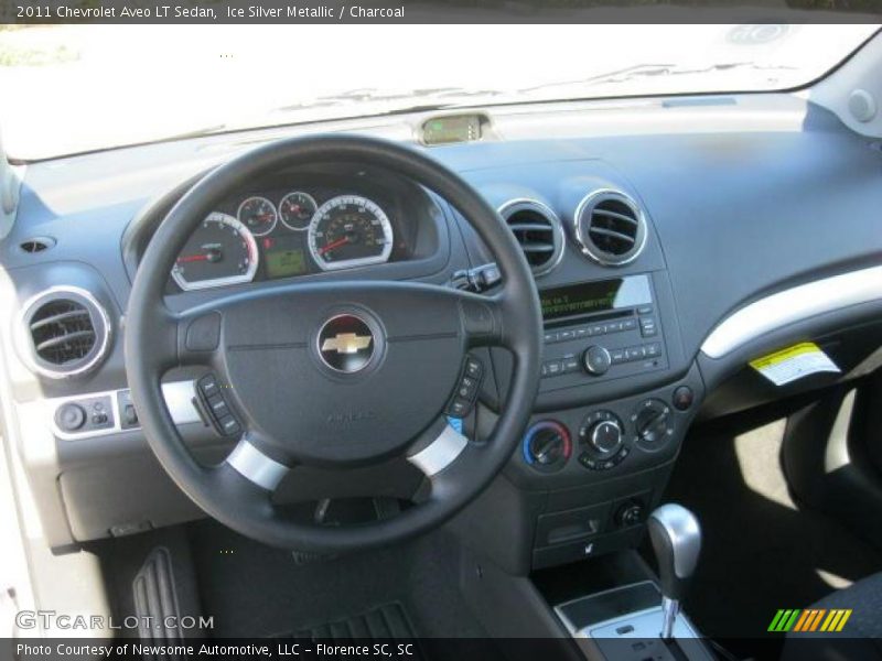Ice Silver Metallic / Charcoal 2011 Chevrolet Aveo LT Sedan