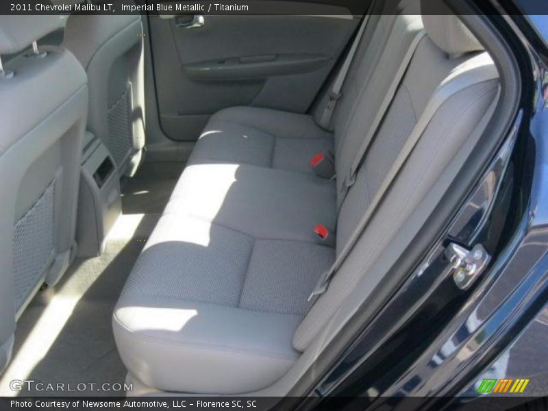 Imperial Blue Metallic / Titanium 2011 Chevrolet Malibu LT