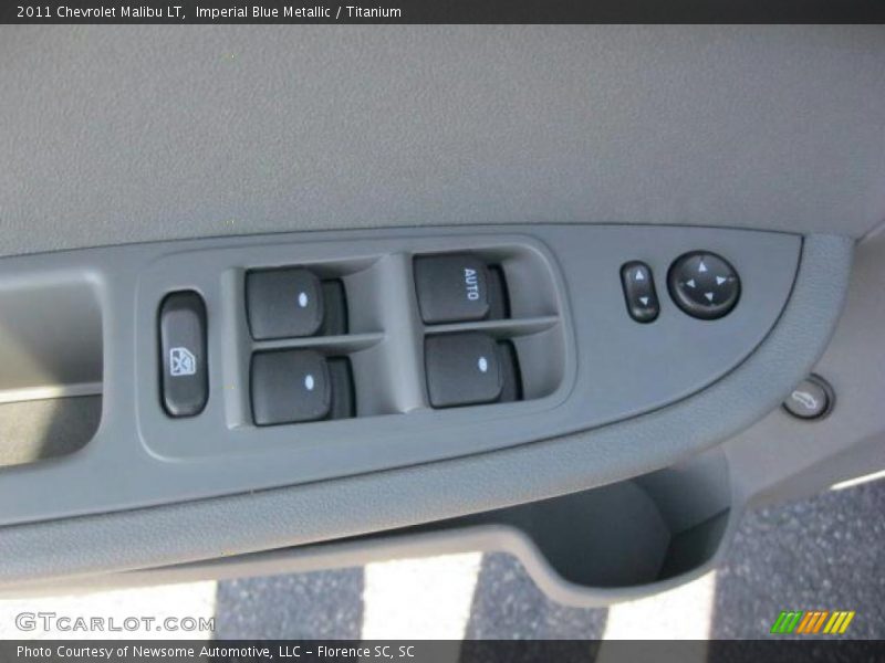 Imperial Blue Metallic / Titanium 2011 Chevrolet Malibu LT