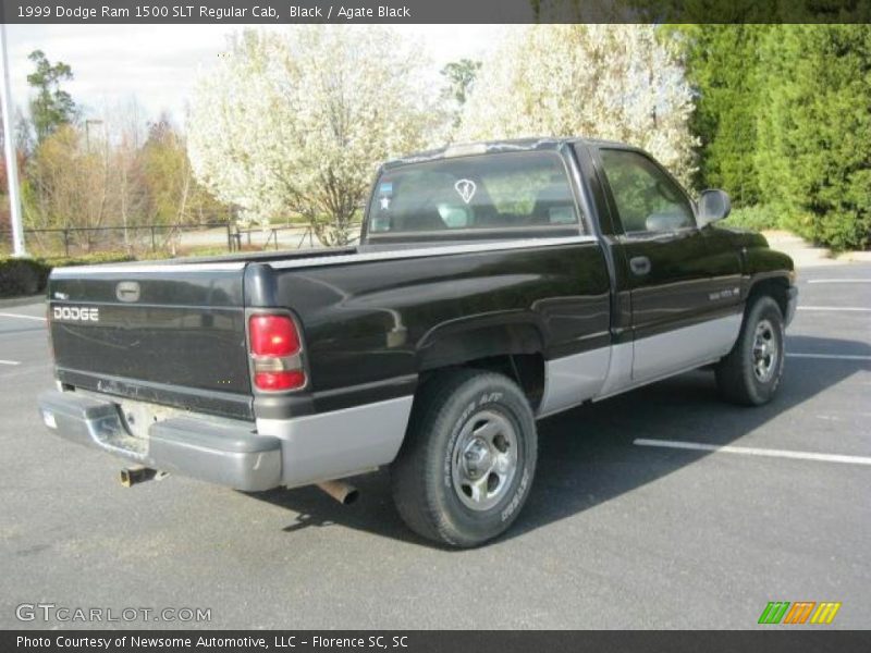 Black / Agate Black 1999 Dodge Ram 1500 SLT Regular Cab