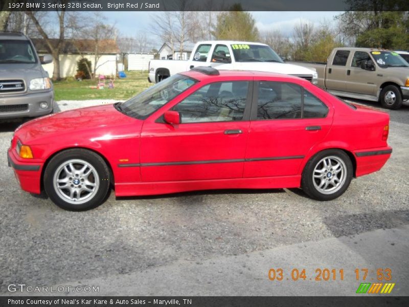 1997 3 Series 328i Sedan Bright Red