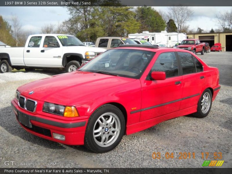 Front 3/4 View of 1997 3 Series 328i Sedan