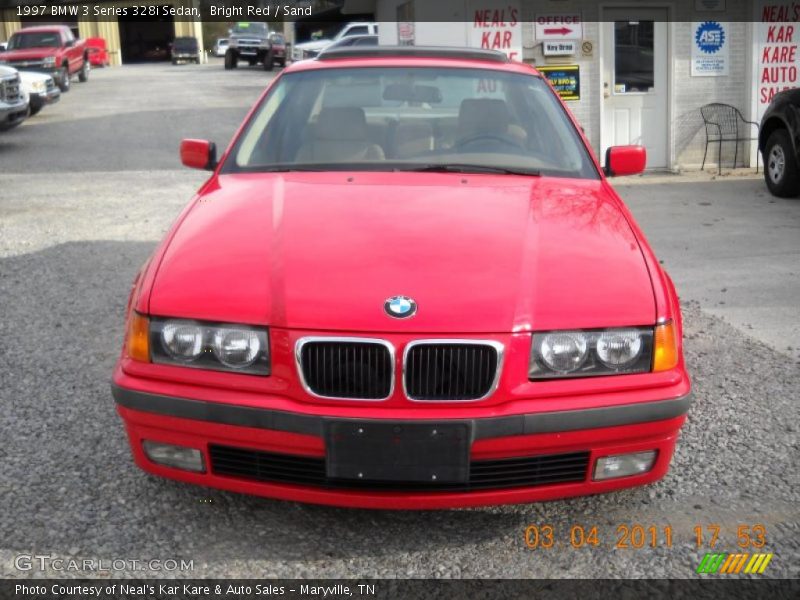 Bright Red / Sand 1997 BMW 3 Series 328i Sedan