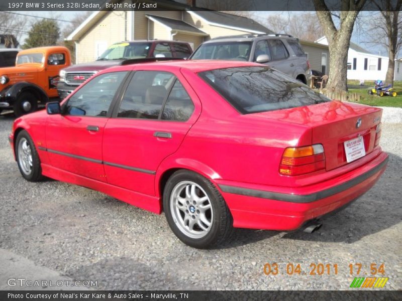 Bright Red / Sand 1997 BMW 3 Series 328i Sedan