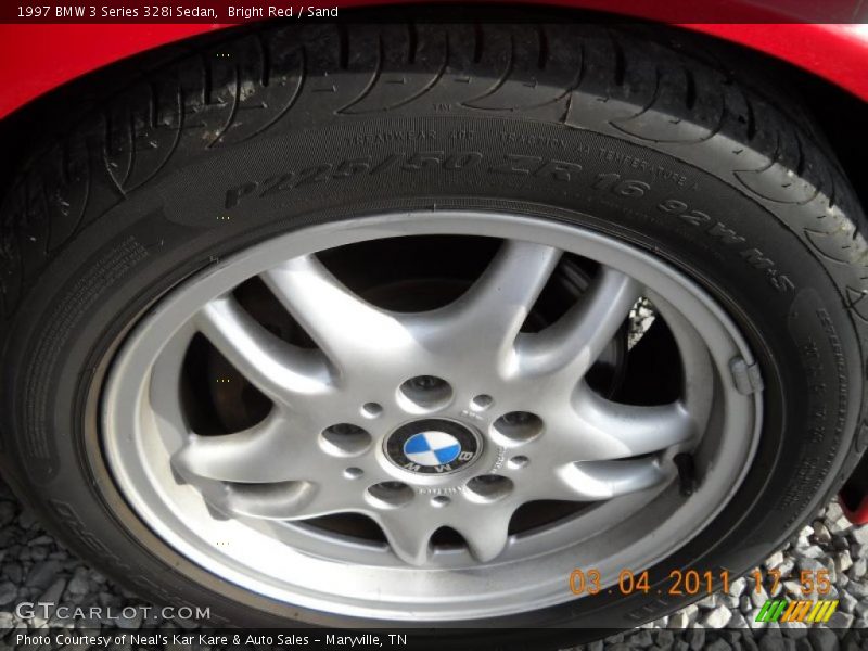 Bright Red / Sand 1997 BMW 3 Series 328i Sedan