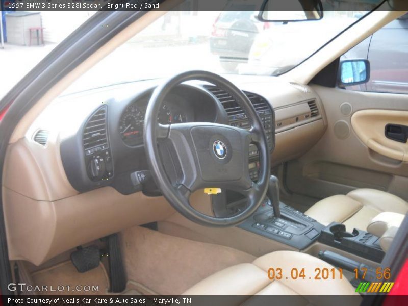 Bright Red / Sand 1997 BMW 3 Series 328i Sedan