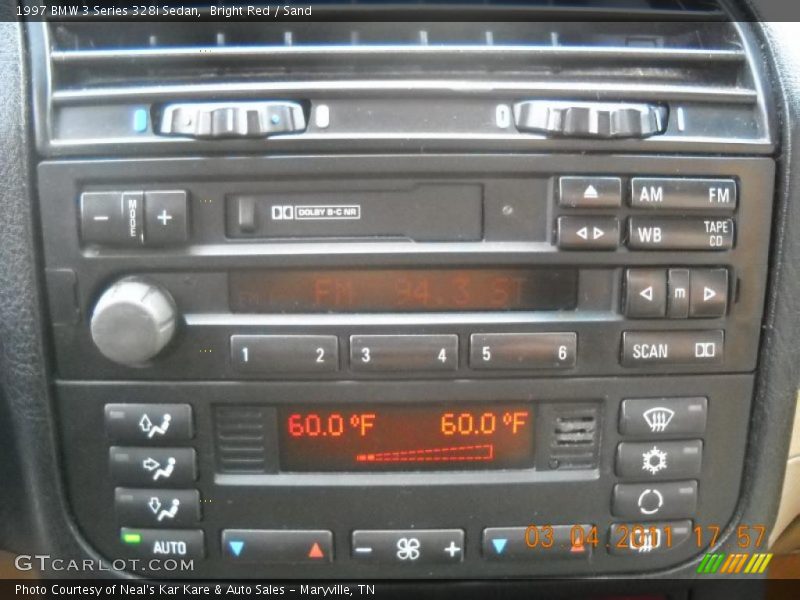 Controls of 1997 3 Series 328i Sedan