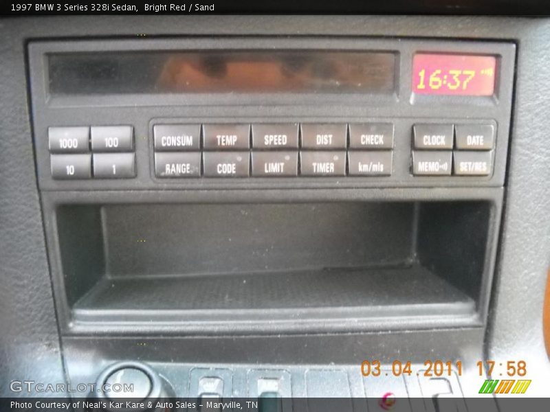 Controls of 1997 3 Series 328i Sedan