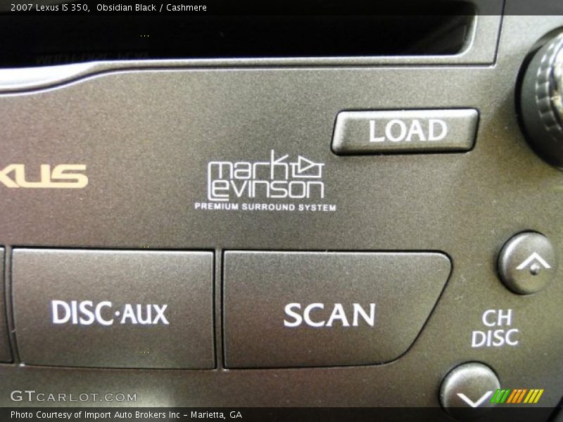 Obsidian Black / Cashmere 2007 Lexus IS 350