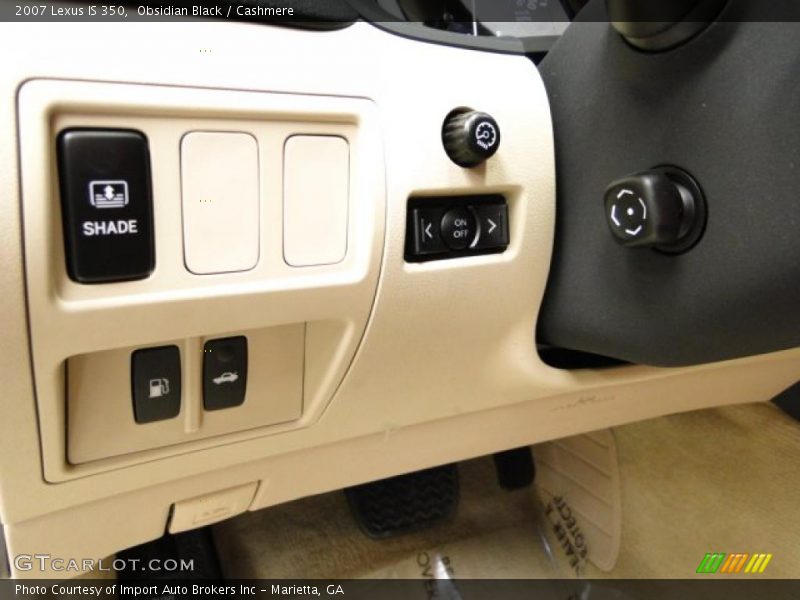 Obsidian Black / Cashmere 2007 Lexus IS 350