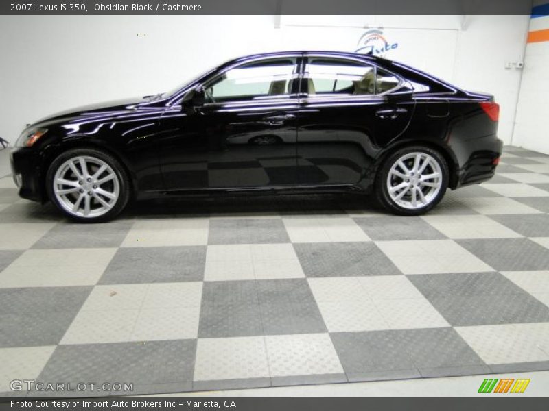 Obsidian Black / Cashmere 2007 Lexus IS 350