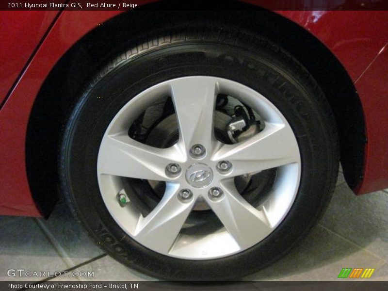 Red Allure / Beige 2011 Hyundai Elantra GLS