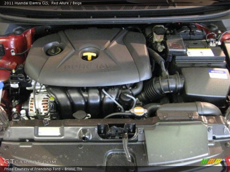  2011 Elantra GLS Engine - 1.8 Liter DOHC 16-Valve D-CVVT 4 Cylinder