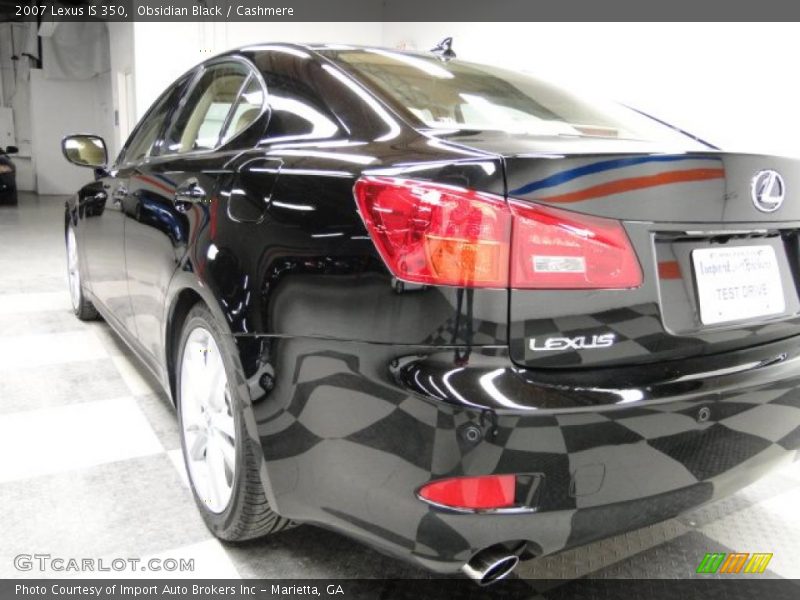 Obsidian Black / Cashmere 2007 Lexus IS 350