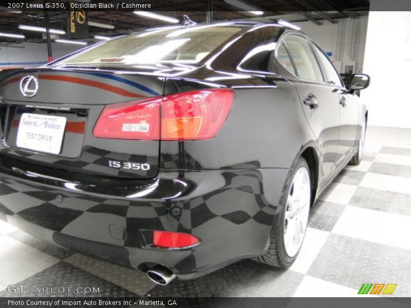 Obsidian Black / Cashmere 2007 Lexus IS 350