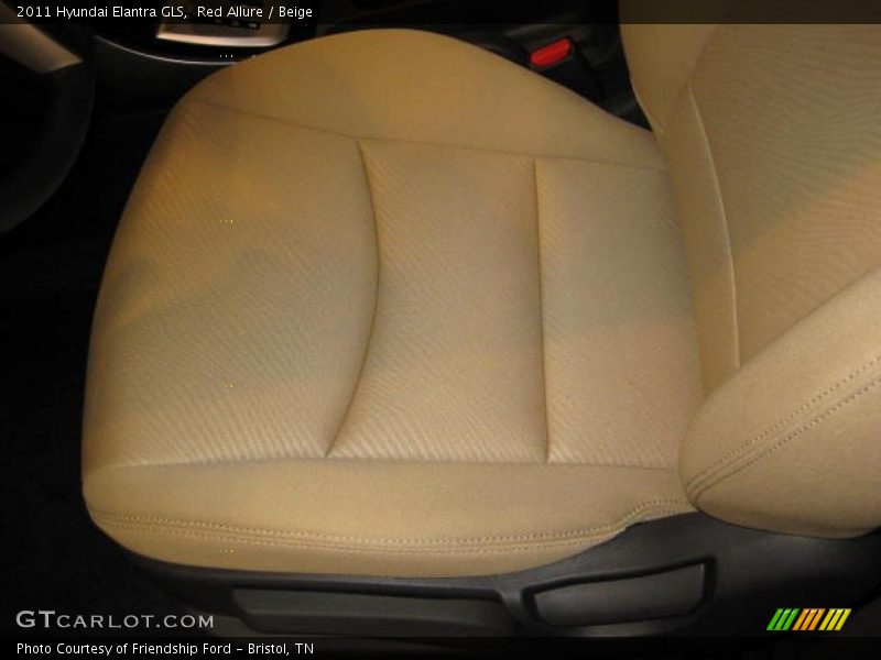 Red Allure / Beige 2011 Hyundai Elantra GLS