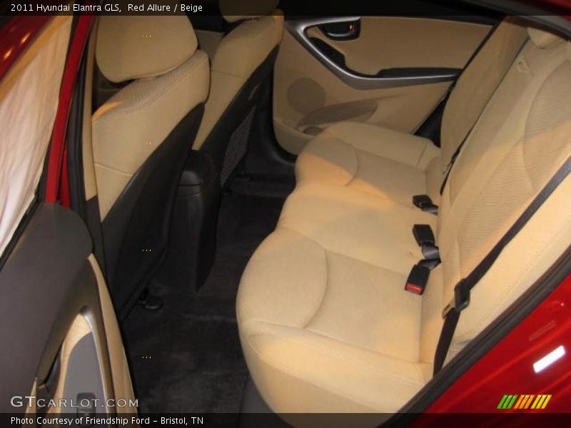 Red Allure / Beige 2011 Hyundai Elantra GLS