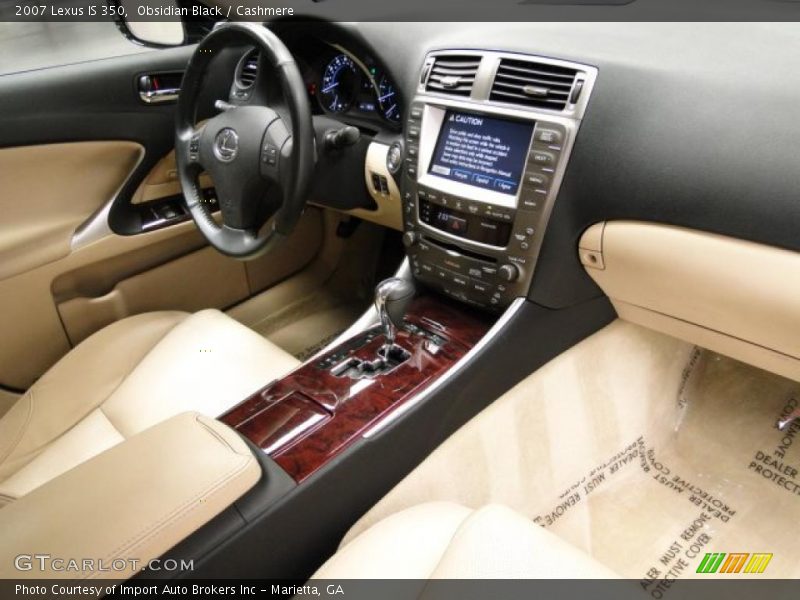 Obsidian Black / Cashmere 2007 Lexus IS 350