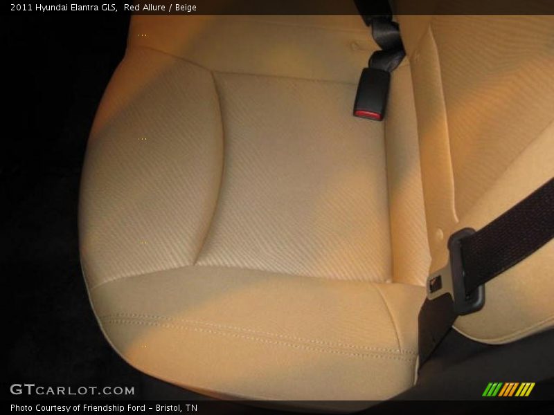 Red Allure / Beige 2011 Hyundai Elantra GLS
