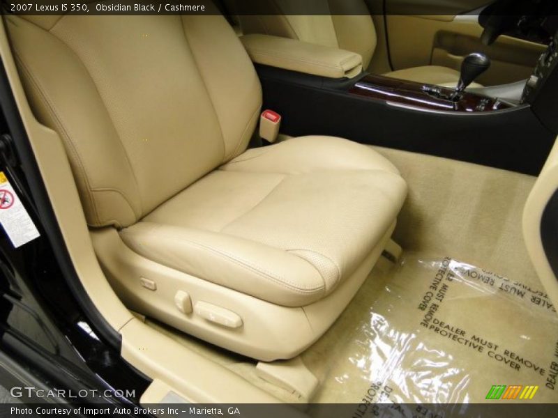 Obsidian Black / Cashmere 2007 Lexus IS 350