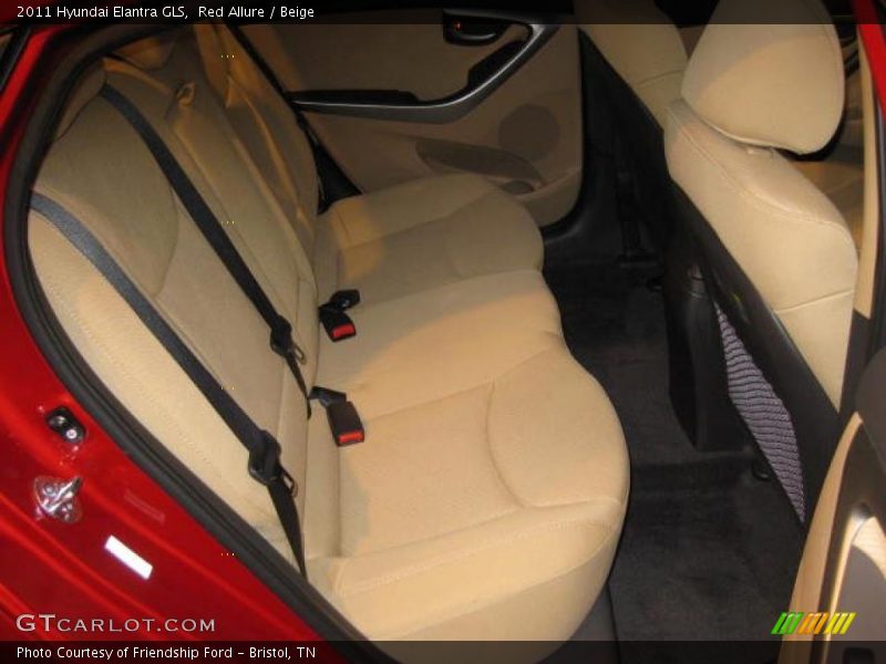 Red Allure / Beige 2011 Hyundai Elantra GLS