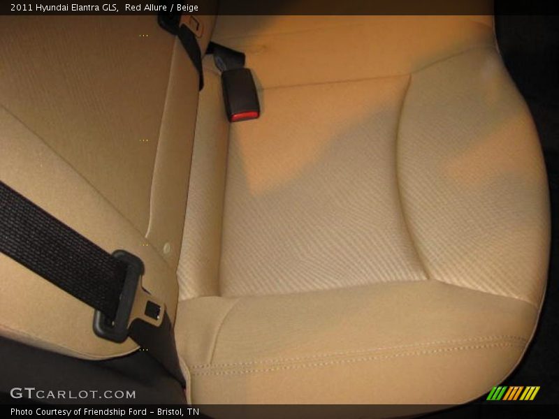 Red Allure / Beige 2011 Hyundai Elantra GLS