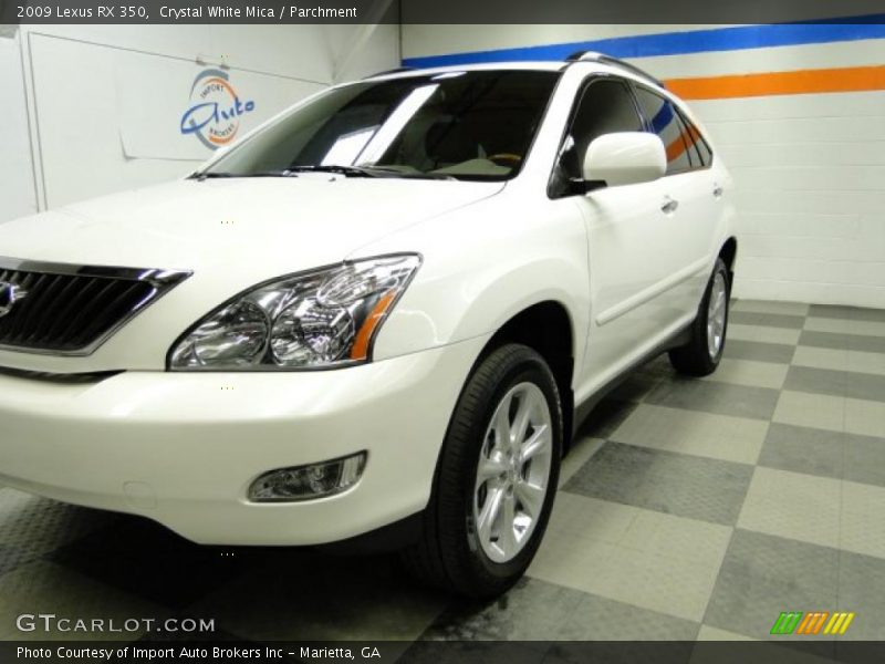 Crystal White Mica / Parchment 2009 Lexus RX 350