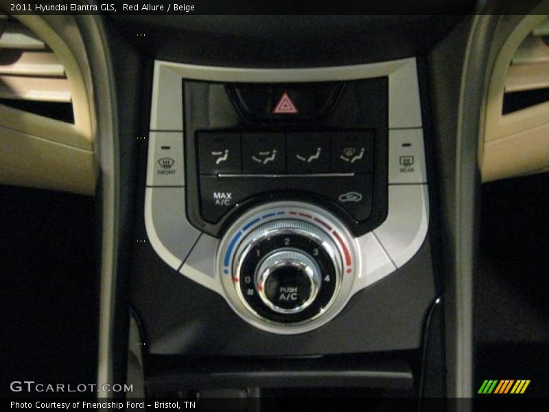 Red Allure / Beige 2011 Hyundai Elantra GLS