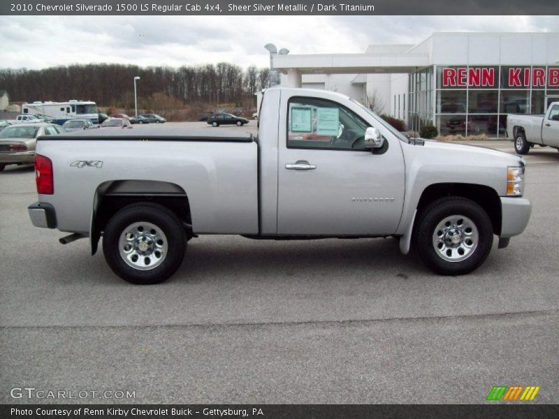  2010 Silverado 1500 LS Regular Cab 4x4 Sheer Silver Metallic