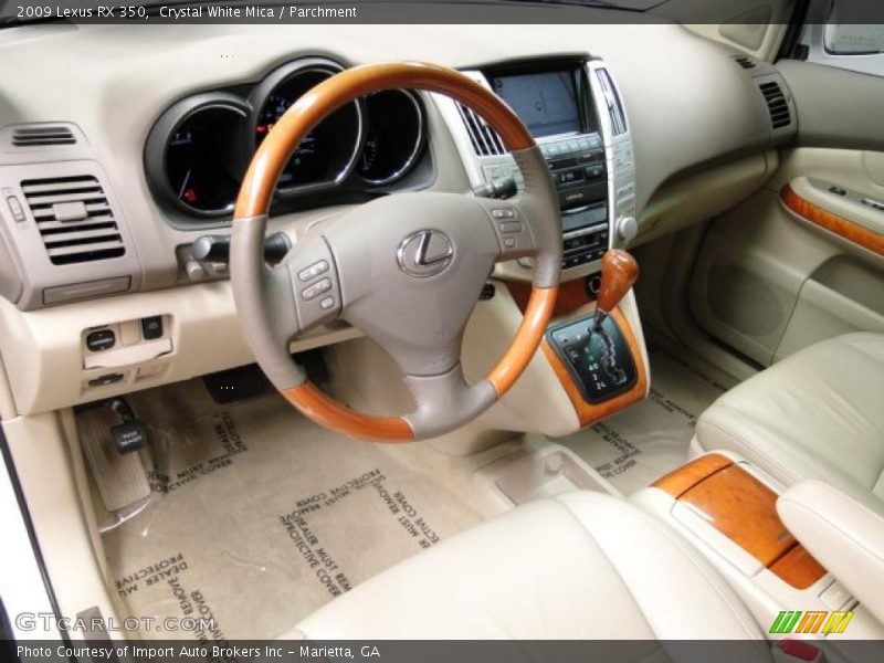 Crystal White Mica / Parchment 2009 Lexus RX 350
