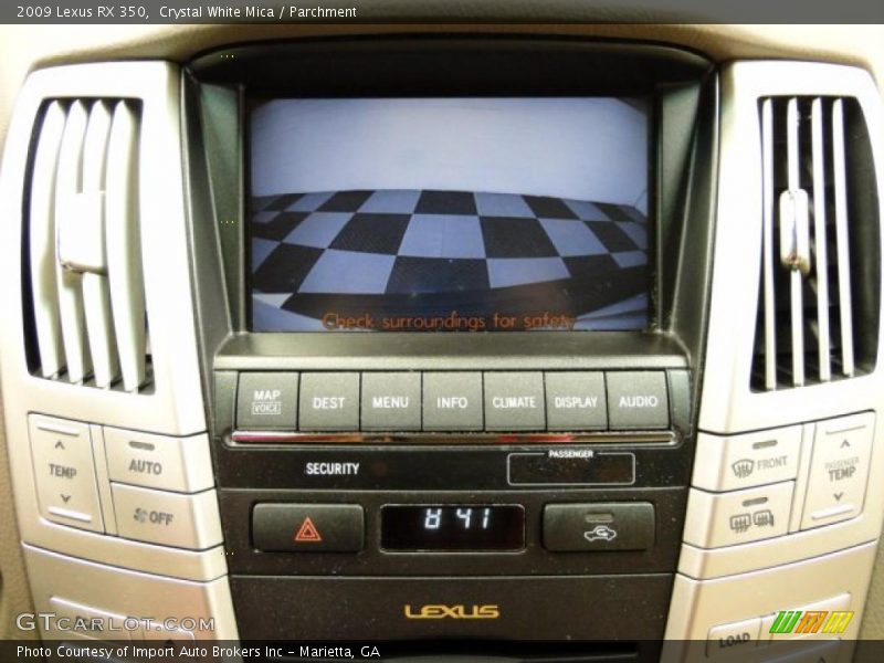 Crystal White Mica / Parchment 2009 Lexus RX 350