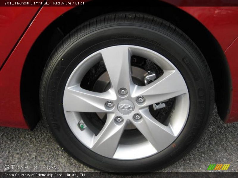 Red Allure / Beige 2011 Hyundai Elantra GLS