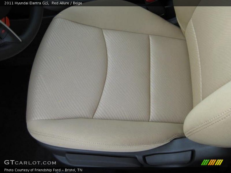 Red Allure / Beige 2011 Hyundai Elantra GLS