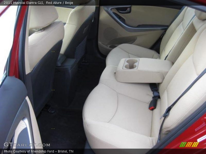 Red Allure / Beige 2011 Hyundai Elantra GLS