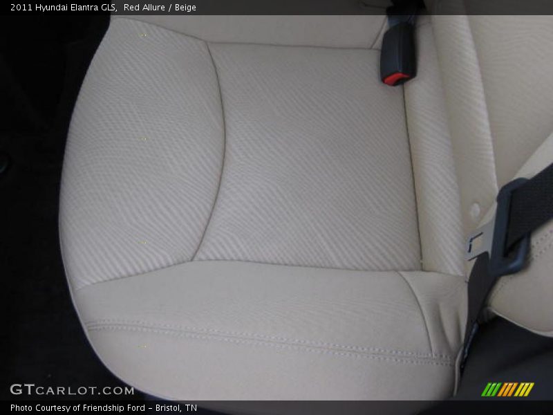 Red Allure / Beige 2011 Hyundai Elantra GLS