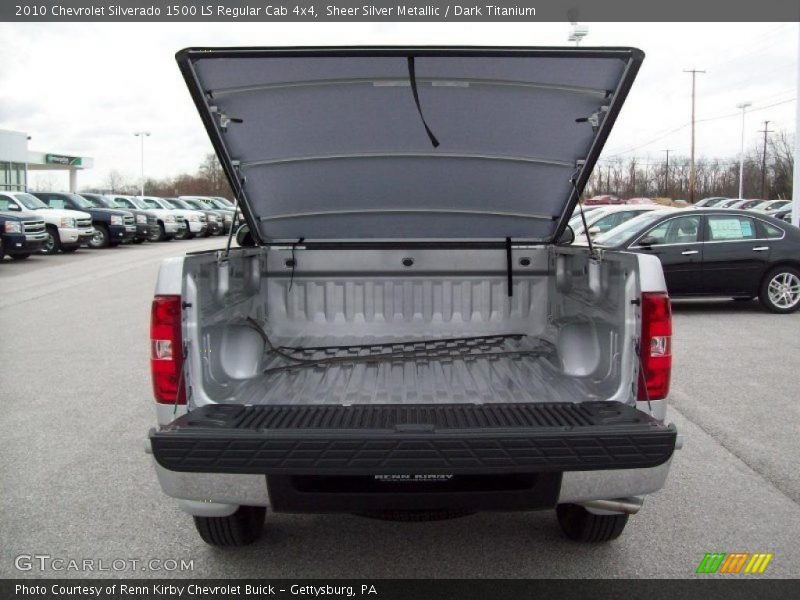 Sheer Silver Metallic / Dark Titanium 2010 Chevrolet Silverado 1500 LS Regular Cab 4x4