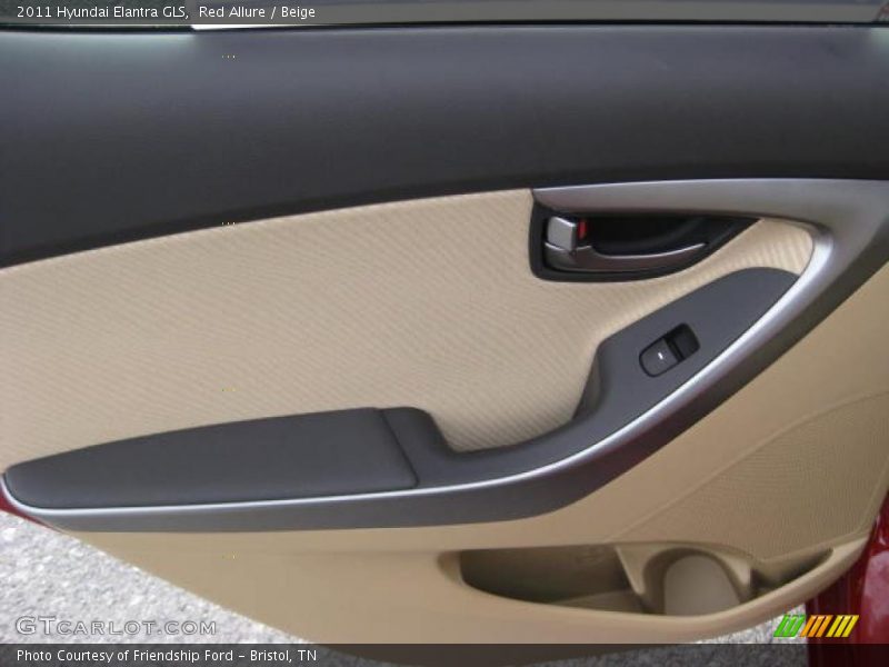 Red Allure / Beige 2011 Hyundai Elantra GLS