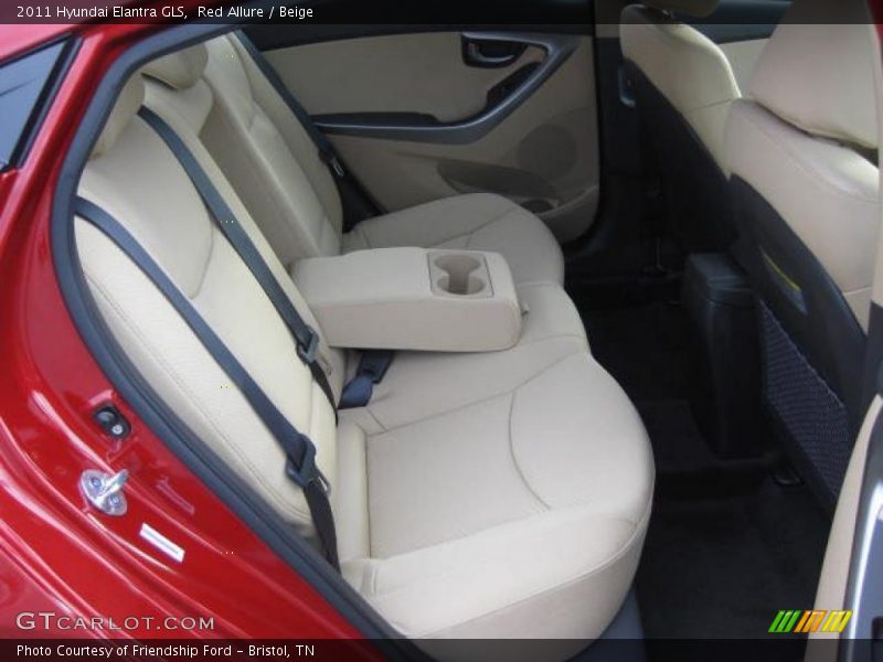 Red Allure / Beige 2011 Hyundai Elantra GLS