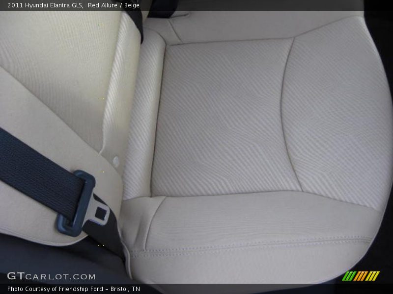 Red Allure / Beige 2011 Hyundai Elantra GLS